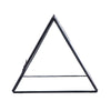 Triangular Indoor Plant GeometricGlass Vessel Container for Succulent Moss Plant Terrarium, 5.1 inch High
