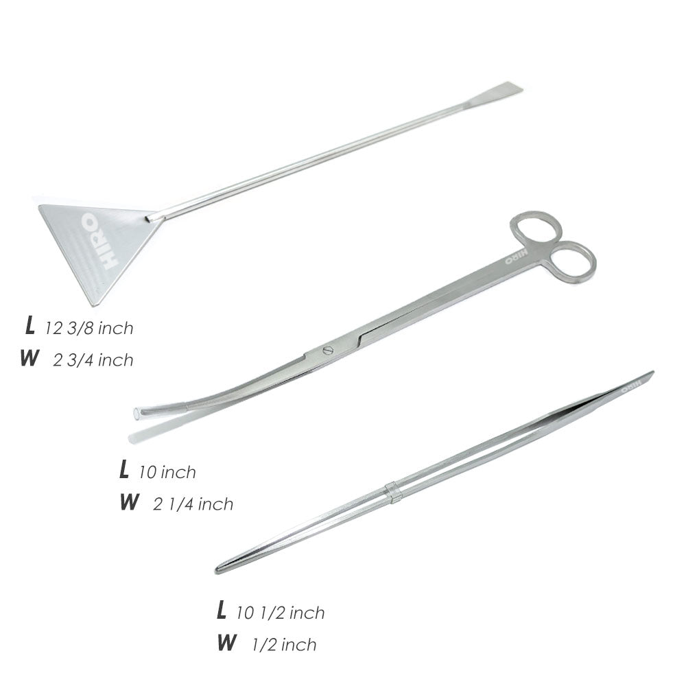 Aquascaping Tools Package. Aquarium Planting/Trimming/Cleaning Tools
