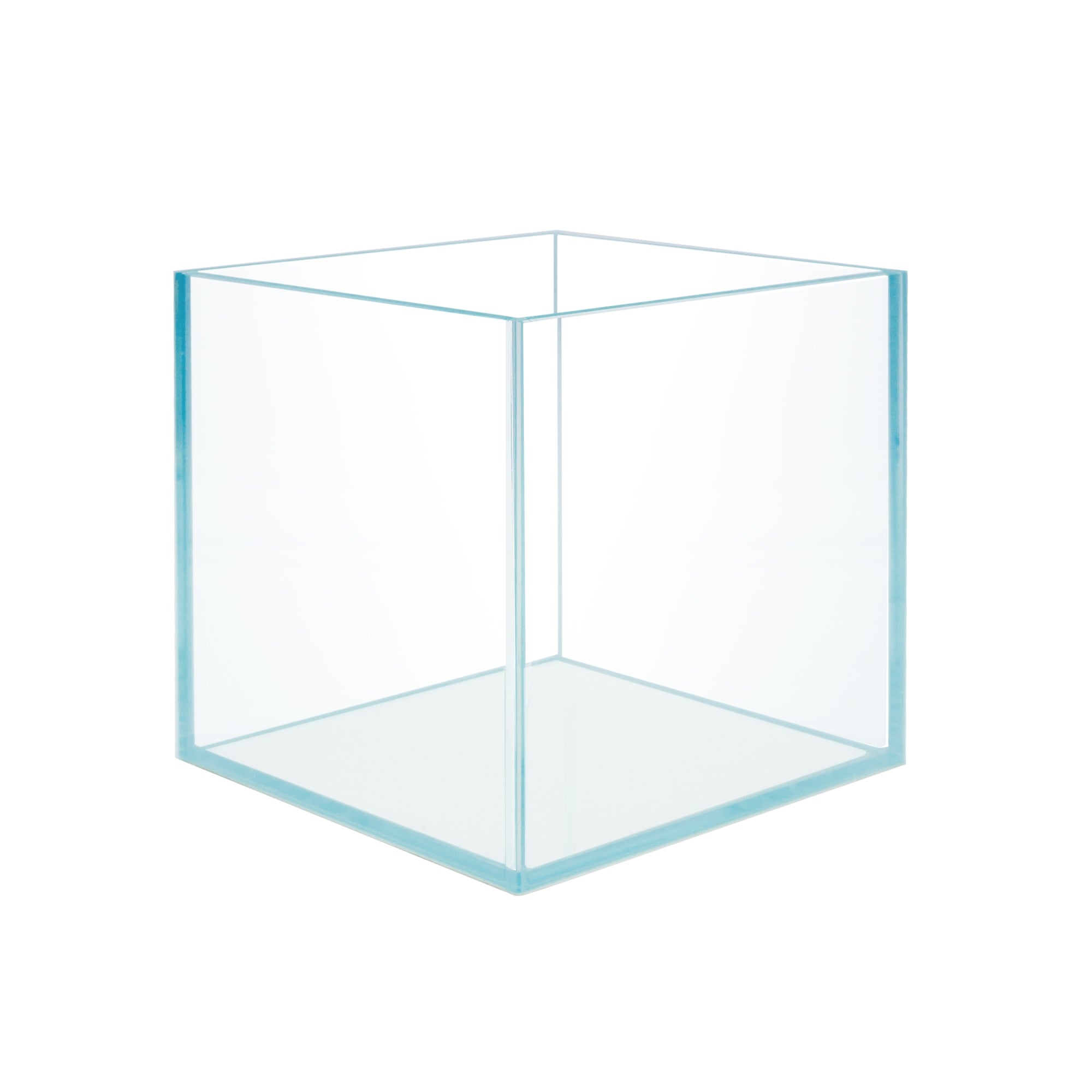 7 Gallon Cube Rimless Frameless All Glass Aquarium, Low Iron Rimless Glass Tank, 30X30X30cm, 5mm Glass