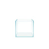 2 Gallon Cube Rimless Frameless All Glass Aquarium, Low iron Rimless Glass Tank, 20X20X20cm, 5mm Glass