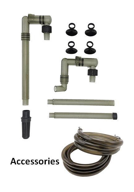 External Canister Aquarium Filters, 200GPH/300GPH/475GPH, Media Included