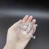 Crystal Glass Aquatic Cup Pot for Fish Tank Aquarium