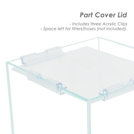 HIRO Aquatics Rimless Aquarium Lids, Low Iron Glass, Extra Clear Lids, Two options